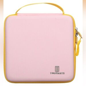 Tourmate Hard Case Cardboard Construction Toys Pink Makedo Tools Organization